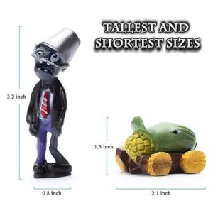 Maikerry 16 figuras de plantas contra zombies figuras de_4