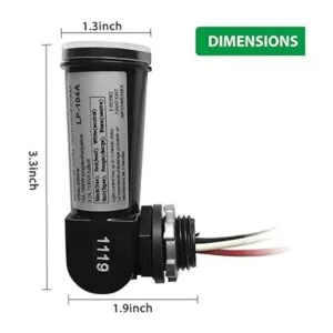 GBAYSA 1 paquete de sensor fotoeléctrico para exteriores