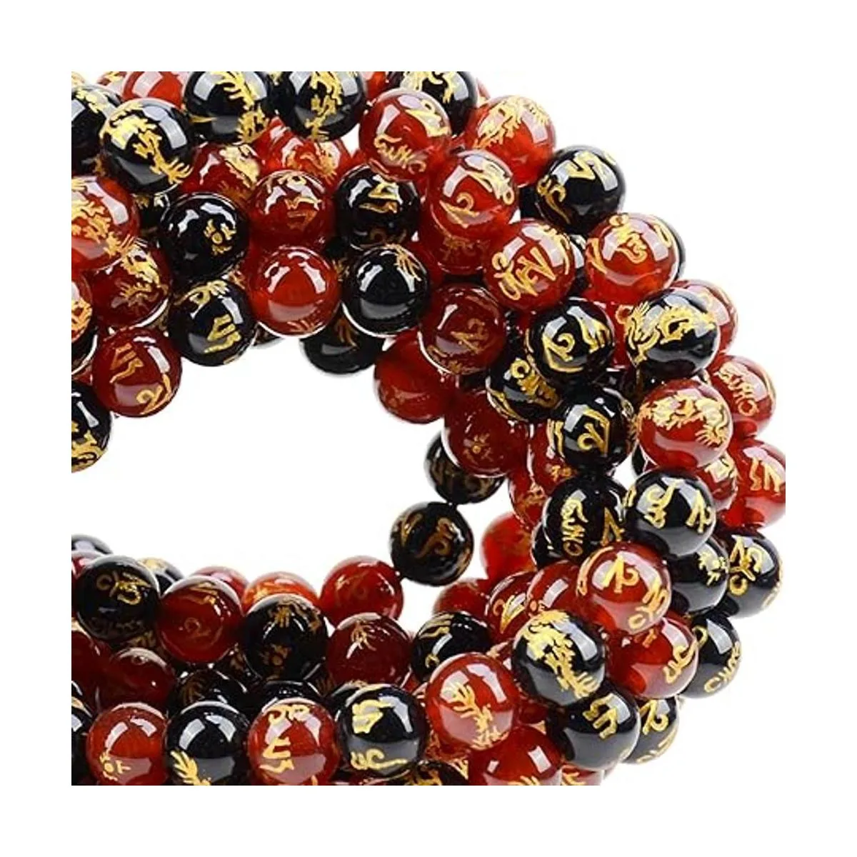 Cuentas de cristal natural con piedras preciosas redondas_3