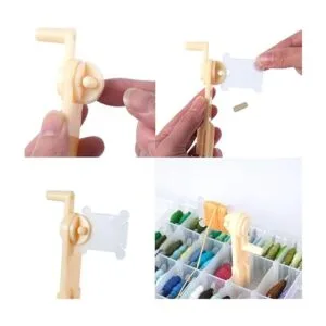 200 bobinas de hilo dental de plástico con bobina para_3