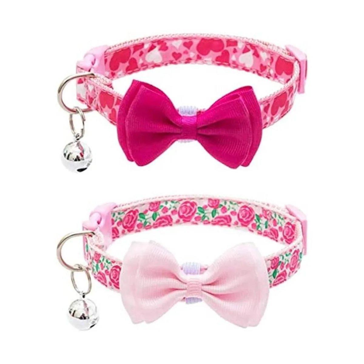 PUPTECK Collar de perro de primavera con campana