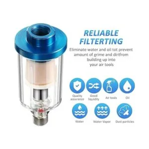 Filtro separador de aceite de agua filtro de aerógrafo_5