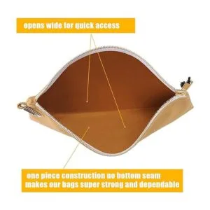 Bolsa de utilidad bolsas de lona con cremallera bolsa de_5