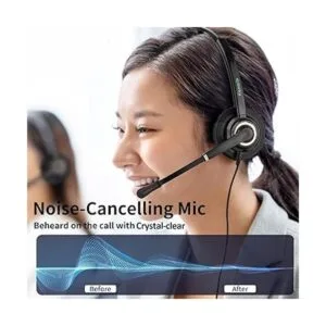 Auriculares profesionales de centro de llamadas binaurales_4