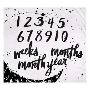 Manta mensual de hitos para bebé luna manta de mes_6