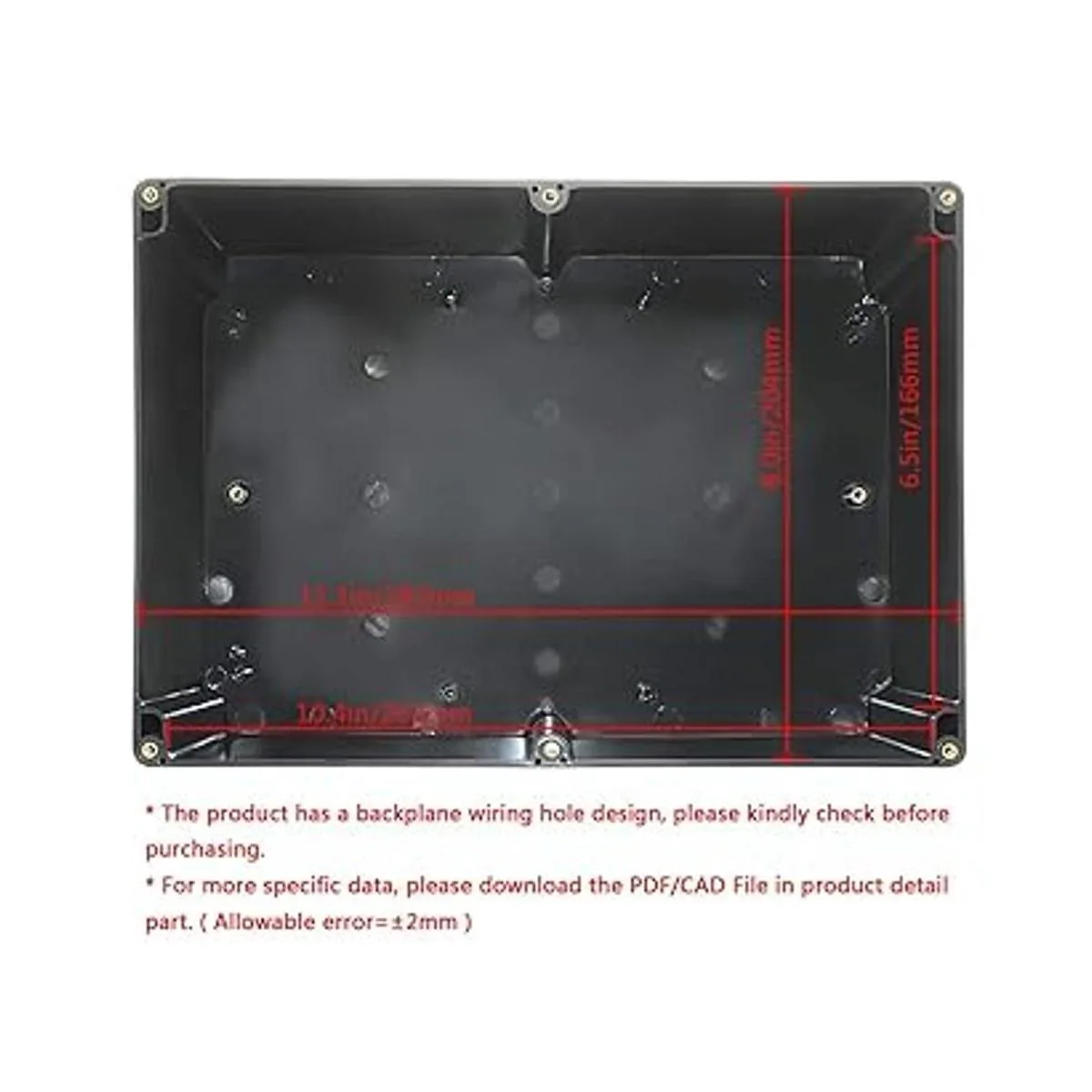 LeMotech Caja de conexiones eléctricas de plástico ABS_2