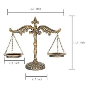 OwlGift Exhibición de joyería de metal de estilo vintage_5