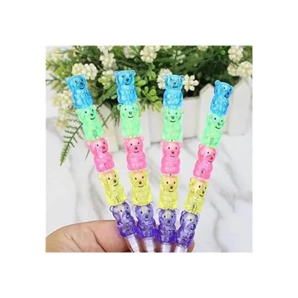 30 lápices apilables de plástico lápices de colores 5 en_5