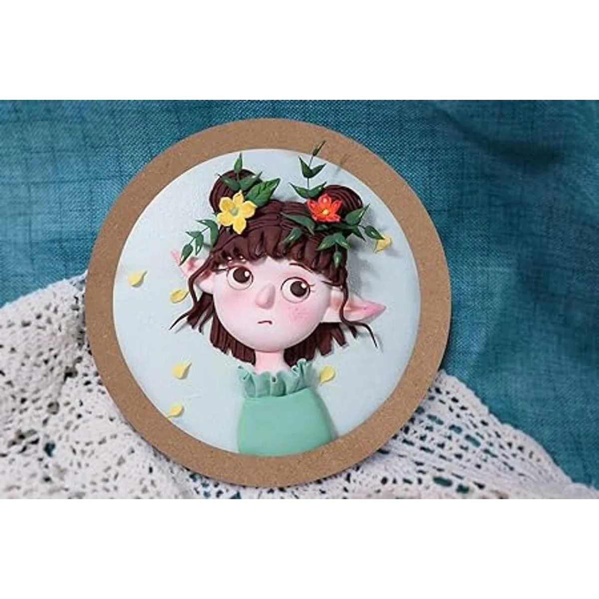 Dedoot Tableros de lienzo de madera para pintar 3 piezas