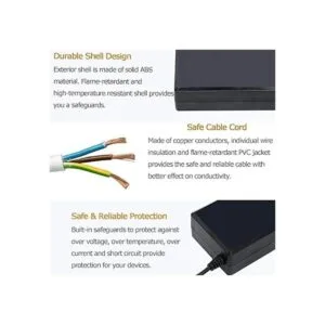 IEIK 12V 8A 96W Adaptador de fuente de alimentación AC a_3