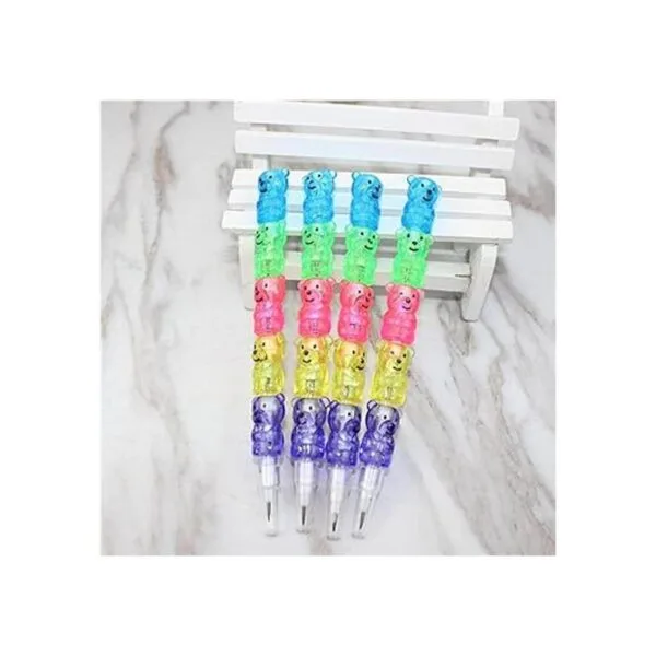 30 lápices apilables de plástico lápices de colores 5 en_4