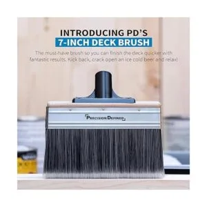 Precision Defined Deck Stain Brush Cepillo grande de 7_3
