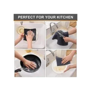 Kitinjoy Paños de cocina de 100 algodón tela de tejido_4