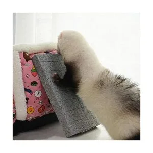 Litewoo Tablero rascador de conejos molares y patas