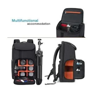 MOSISO Mochila para cámara de 17.3 pulgadas