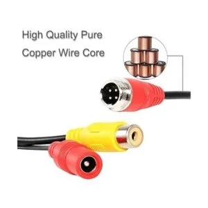 Adaptador de 4 pines a RCA hembra RCA a M12 4 pines_4