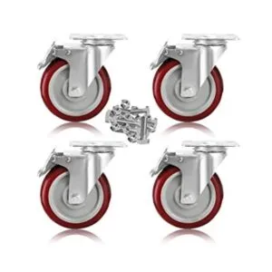 Ruedas giratorias PRITEK RED_1