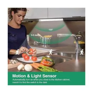 Luz LED para gabinete con sensor de movimiento de 2500_4