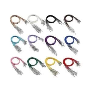 60 cuerdas enceradas para collar a granel para hacer