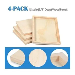 Kit de paneles de lona de madera de abedul sin acabar_3