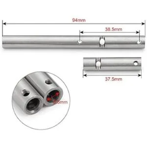 QueT 10 tubos de eje de acero inoxidable para 110 RC_2