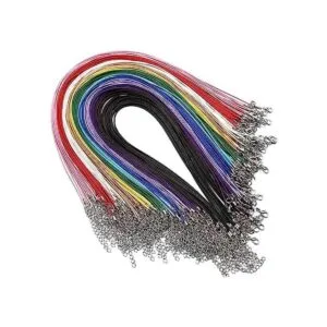60 cuerdas enceradas para collar a granel para hacer
