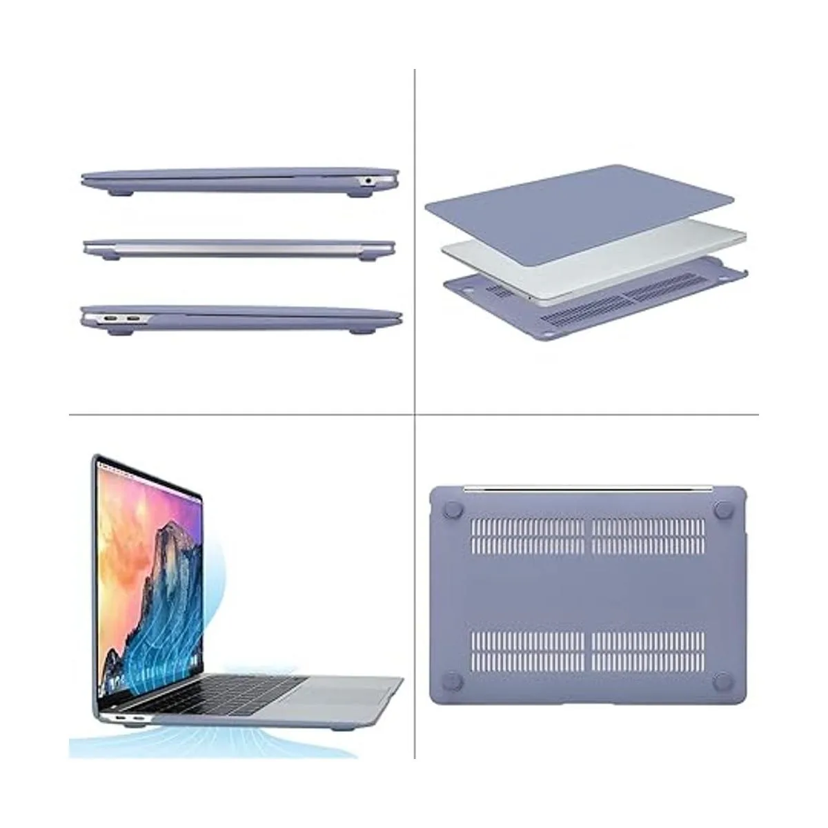 MOSISO Funda rígida de plástico y protector de teclado_4