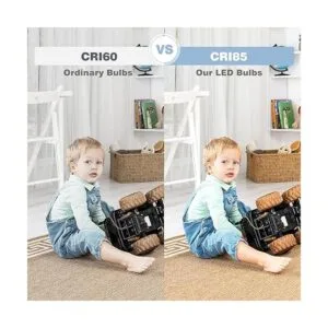 SHINESTAR Paquete de 12 bombillas LED E12 para ventilador_4