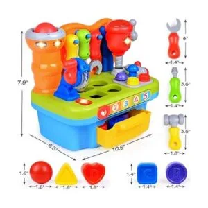 ORWINE Banco de trabajo de aprendizaje musical para niños