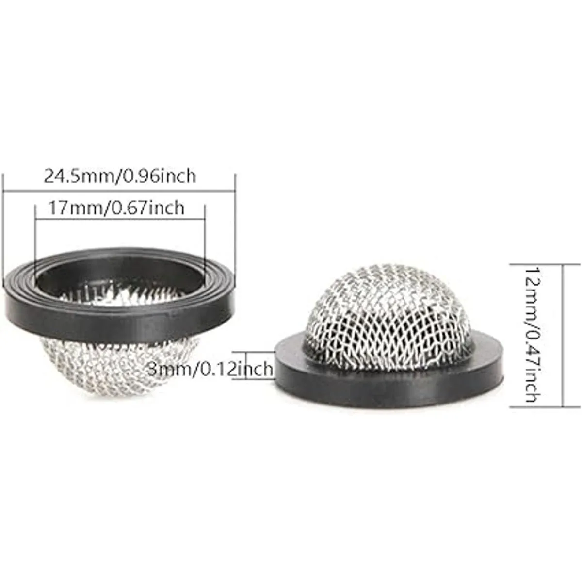 DGZI Filtro de manguera para lavadora de manguera de_3