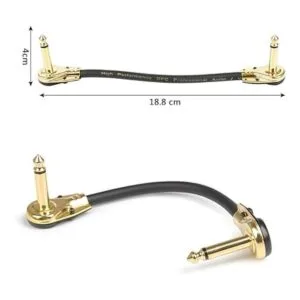 TIMESETL Paquete de 6 cables de parche de guitarra de 6_2