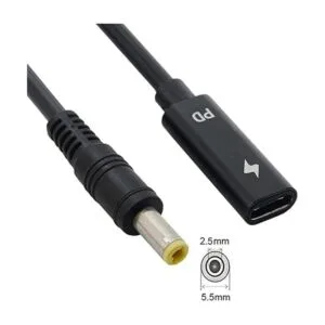 Cable de carga tipo C USBC hembra a DCRectángulo para_6