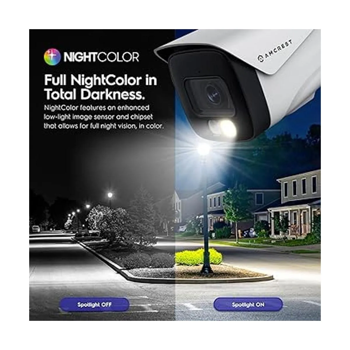 Amcrest Cámara IP 4K PoE AI UltraHD 8MP de seguridad para_5