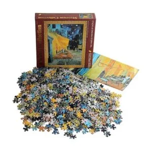 Rompecabezas Moruska Cafe Terrace at Night by Vincent Van_2