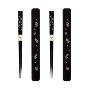 JapanBargain 3643 palillos portátiles con funda_1