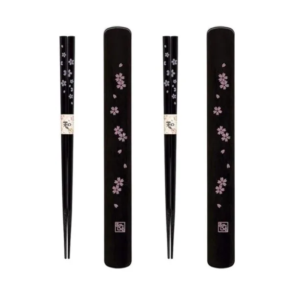 JapanBargain 3643 palillos portátiles con funda_1