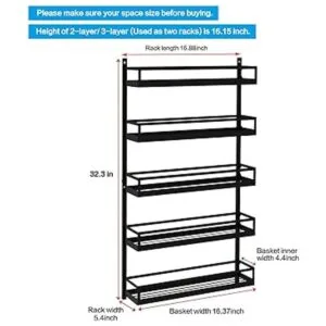 Organizador de especias Xcosrack para colocar en la pared