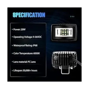 4WDKING Haz de escena de luz LED barra de luz de 2_2