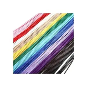 60 cuerdas enceradas para collar a granel para hacer