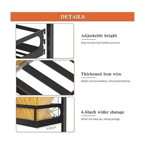 Organizador de especias Xcosrack para colocar en la pared