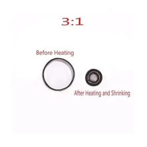 20 pies 38 pulgadas diámetro Tubo termorretráctil negro_2