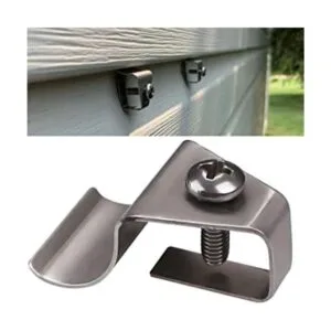 Paquete de 15 ganchos de vinilo para revestimiento sin_1