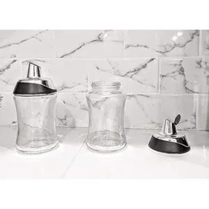 JM Design Dispensador de azúcar y coctelera para café