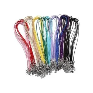 60 cuerdas enceradas para collar a granel para hacer