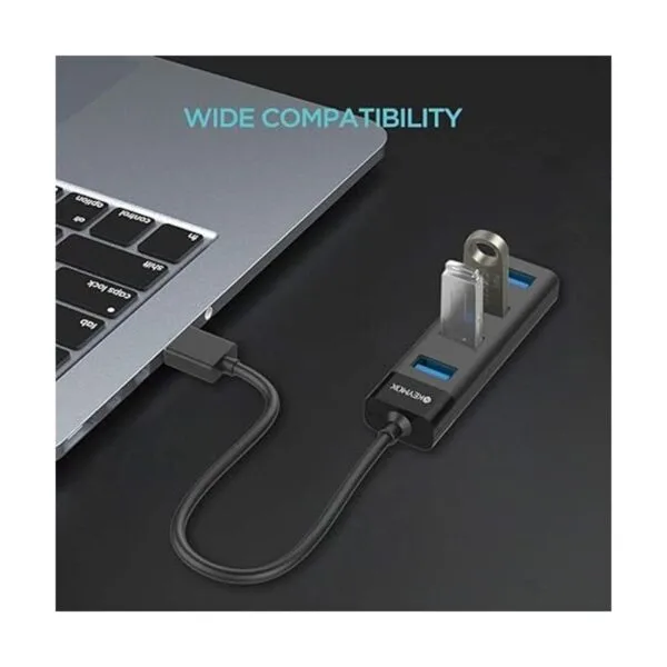 KEYMOX Hub USB 3.0 de 4 puertos concentrador USB de_4