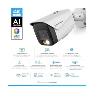 Amcrest Cámara IP 4K PoE AI UltraHD 8MP de seguridad para_2