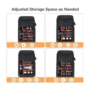 MOSISO Mochila para cámara de 17.3 pulgadas