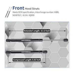 OTUAYAUTO Soporte para capó delantero repuesto para_3