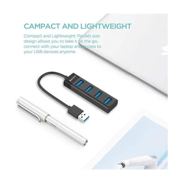 KEYMOX Hub USB 3.0 de 4 puertos concentrador USB de_5