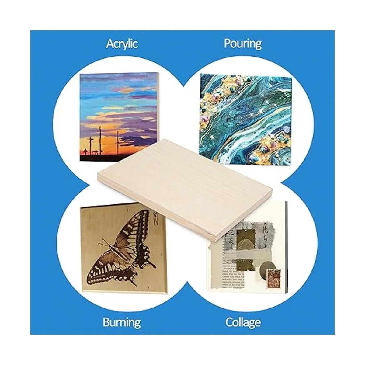 Kit de paneles de lona de madera de abedul sin acabar_2